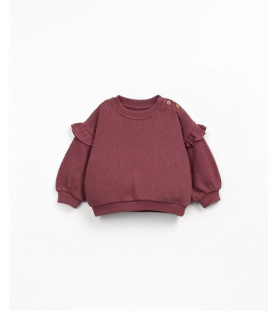 Sudadera jersey burdeos