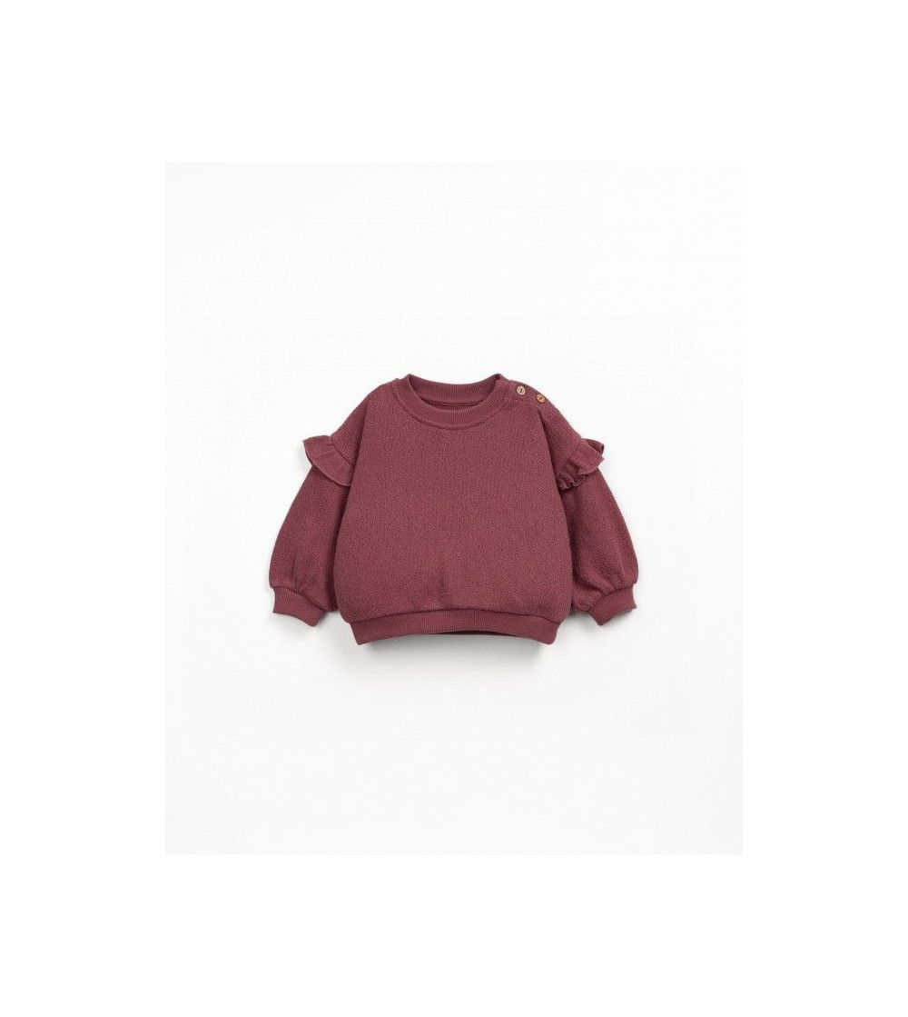 Sudadera jersey burdeos