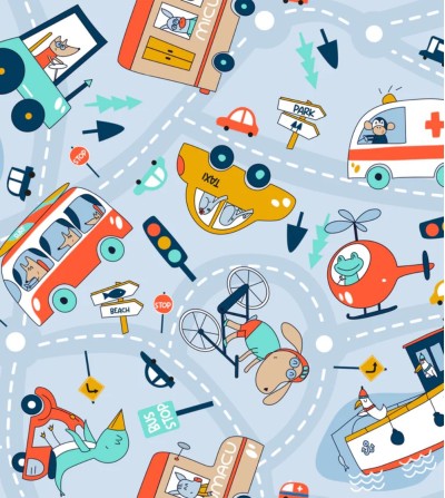 Bata escolar con botones